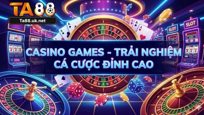 Sức hút mãnh liệt từ kho casino game TA88 đa dạng