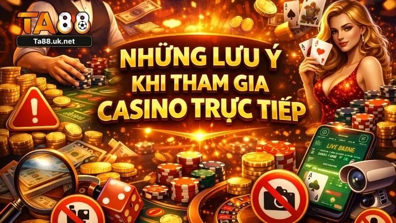 Những lưu ý khi tham gia Casino trực tiếp về mặt kỹ thuật
